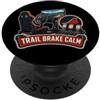 Jimbeels TRAIL BRAKE CALM Sim Racing Frenata Pedali Curva PopSockets PopGrip Adesivo