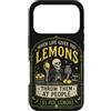Halloween Lemon Bones Custodia per iPhone 17 Pro Citazione umoristica oscura dello scheletro di limone spettrale