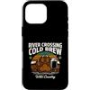 Adventure Coffee Lovers Caffeine Custodia per iPhone 16 Pro Max Caffè freddo River Crossing