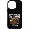 Adventure Coffee Lovers Caffeine Custodia per iPhone 13 Pro Caffè freddo River Crossing