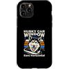 Funny Husky Dog Car Window Meme Humor Custodia per iPhone 11 Pro Husky Auto Finestra Orecchie Orizzontale Divertente Cane Meme