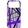Diagonal Line Gifts And Urban Geometry T Custodia per iPhone 17 Pro Max Diagonal Dynamics Lilla-Viola e Nero