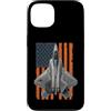 F-22 Raptor F22 Raptor Fighter Jet Funny Custodia per iPhone 13 F-22 Raptor Funny USA Flag Graphic
