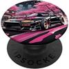 Japanese JDM Cars Spot Auto da drift JDM vintage Sakura Cherry Blossom Tokyo Street Art PopSockets PopGrip Adesivo