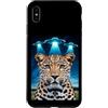Leopard Party Decorations Leopard Access Custodia per iPhone XS Max Leopard Print Stuff Leopard Alien UFO Strano Donna Leopardo
