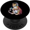 Leopard Party Decorations Leopard Access Leopard Print Stuff Leopard Indossare Occhiali da sole Donna Leopard PopSockets PopGrip Adesivo