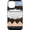 Teachers Students Shopp Custodia per iPhone 12 mini Composition Books School Notebook Scrittura Note Libro Insegnante