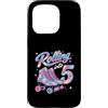 Turning 5 Roller Skate Birthday Girl Custodia per iPhone 15 Pro Regali di compleanno per pattini a rotelle