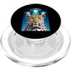 Leopard Party Decorations Leopard Access Leopard Print Stuff Leopard Alien UFO Strano Donna Leopardo PopSockets PopGrip per MagSafe