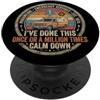 Retro Emergency Medical Services Apparel Divertente paramedico EMT retrò ambulanza primo soccorritore PopSockets PopGrip Adesivo