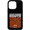 Funny Corgi Route Dog Lover Custodia per iPhone 13 Pro Corgi Zoomie Route Mappato Cane Proprietario Umorismo