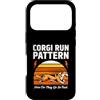 Welsh Corgi Dog Lover Sunset Custodia per iPhone 17 Pro Corgi Run Pattern Come vanno così velocemente
