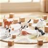 6 Pezzi Gatti in Miniatura Decorativi Gatto in Miniatura Decorativo Statuetta di