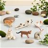 6 Pezzi Gatti in Miniatura Decorativi Gatto in Miniatura Decorativo Statuetta di