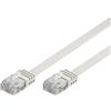 Intellinet Cavo di rete Patch piatto in CCA Cat. 5e Bianco UTP 20 mt