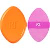 Real Techniques MIRACLE 2-IN-1 POWDER PUFF + TRAVEL CASE Puff per il Trucco Multiuso a Doppia Texture + Custodia da Viaggio - trasparente - all