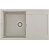Elleci Lavello Elleci Incasso 1 vasca 79x50 Easy 300 Granitek Bianco Soft LGY30039
