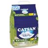 Catsan Natural, lettiera biodegradabile per gatti, efficace neutralizzazione degli odori e blocco dell'umidità