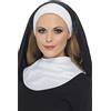 SMIFFYS Kit da suora con copricapo e collana Halloween
