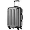 Hauptstadtkoffer ALEX Trolley Bagaglio a Mano 55x38x23 cm, 42 L, Lucchetto a Combinazione, Rigido Espandibile PC/ABS, 3,2 kg, 4 Ruote Doppie, Argento