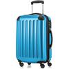 Hauptstadtkoffer ALEX Trolley Bagaglio a Mano 55x38x23 cm, 42 L, Lucchetto a Combinazione, Rigido Espandibile PC/ABS, 3,2 kg, 4 Ruote Doppie, Ciano