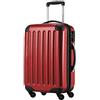 Hauptstadtkoffer Bagaglio a mano Rigida Alex, Taglia 55 cm, 42 Litri, Colore Rosso