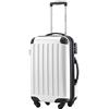 Hauptstadtkoffer Bagaglio a mano Rigida Alex, Taglia 55 cm, 42 Litri, Colore Bianco