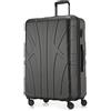 SUITLINE Valigia grande 76 x 53 x 31 cm ABS rigida espandibile (96-110 L) con lucchetto TSA 4 ruote doppie manico telescopico trolley viaggio, Graphite