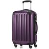 HAUPTSTADTKOFFER - Bagaglio a mano Rigida Alex, 4 Doppie ruote, Taglia 55 cm, 42 Litri, Colore Viola