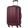 HAUPTSTADTKOFFER - Bagaglio a mano Rigida Alex, 4 Doppie ruote, Taglia 55 cm, 42 Litri, Colore Bordeaux