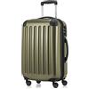 Hauptstadtkoffer - ALEX - Bagaglio a mano con scomparto per laptop, Valigia rigida, Trolley espandibile, 4 doppie ruote, 55 cm, 42 litri, Avocado