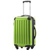 Hauptstadtkoffer ALEX Trolley Bagaglio a Mano 55x38x23 cm, 42 L, Lucchetto TSA, Rigido Espandibile PC/ABS, 3,2 kg, 4 Ruote Doppie, Mela verde
