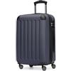 Hauptstadtkoffer Spree - Bagaglio a mano, 55 × 36 × 21 cm, TSA, 4 ruote, 42 litri, valigia da viaggio, valigia rigida, trolley, bagaglio da cabina, espandibile, Blu scuro