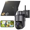 Tical 24/7 Registrazione AOV 4G Telecamera Esterno con SIM, 2.5K/4MP HD