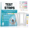 Bondtech Test Piscina PH e Cloro, 5 in 1 Test Acqua Piscina, 50 Strisce Test Piscina per Piscine e Spa per Durezza Totale, Cloro Totale, Cloro Libero o Bromo, PH e Alcalinità Totale (50, Clear)