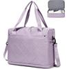 SEAFEW Borsone da Viaggio,Bagaglio a Mano 40x30x20 Ryanair Borsa da Viaggio con Scomparto per le Scarpe,Borsa da Cabina Ryanair Borsa Sportiva Borsone da Palestra Borsa da Weekend,F05-Viola