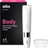 Braun Face Spa Rasoio Elettrico Unisex, Epilatore Elettrico, BS1000 Bianco
