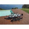 Greenwood Moia Tavolo Alluminio San Donato Allungabile 160-240X102Cm Antracite