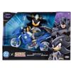 Jakks Pacific Sonic The Hedgehog Action Figura Shadow Batman Con Veicolo Batcycle 6 Cm di Jakks Pacific