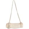 GORGECRAFT Macrame Yoga Mat Tracolla Da Trasporto per Tappetino Da Yoga Sling Carrier Mandorla Sbiancata Regolabile Da Viaggio Nappa A Tracolla In Cotone Intrecciato Yoga Cinghie Da Trasporto Sling