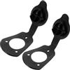 BESTYASH 2 Pezzi Tappo Porta Canne da Pesca in PVC Nero e Sicuro per Kayak e Barca Accessorio Resistente e Stabile