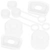 HYTROVE Tappo in Silicone Bianco per Bottiglie Funzione Anti-Perdita, Chiusura Ermetica e Design Riutilizzabile per Borracce Sportive e Uso Quotidiano