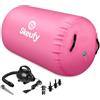 Skeufy Air Mat Track, tappetino gonfiabile per ginnastica, yoga, con pompa ad aria elettrica, tappetino da ginnastica, tappetino sportivo per casa e esterni