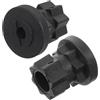 AKOOSY Base di Montaggio per Kayak in Plastica Nero 2 Pezzi Adattatore per Binario Facile Installazione e Connessione Sicura per Action Camera Outdoor Pesca