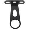 VOSAREA Supporto per Luce Anteriore Bici Design Robusto e Antiscivolo in Acciaio Nero Staffa per Montaggio su Forcella per Ciclismo Sicuro