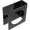MUCKLILY Portapalle Forma a U in Acrilico Nero per Casa, Supporto Multisport per Palloni da Calcio e Pallavolo, Organizer Spaziale Pratico e Resistente