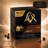 L'OR Caffè L'OR Miscela FORZA Capsule in Alluminio Compatibili Nespresso Int. 9 LOR