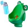 Relaxdays set di 2 urinali per bambini, rana e elefante