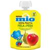 NESTLÉ MIO Merenda 100% Frutta Pera e Mela da spremere, 16 Pouch da 90ml (1,44L)