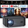 HAPPRUN Videoproiettore Smart TV 4K 1080P Nativo 1000 ANSI WiFi 6 Bluetooth Dolby PS5